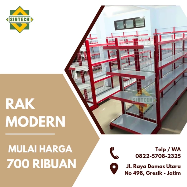 Rak Gondola Modern Parktis Minimalis